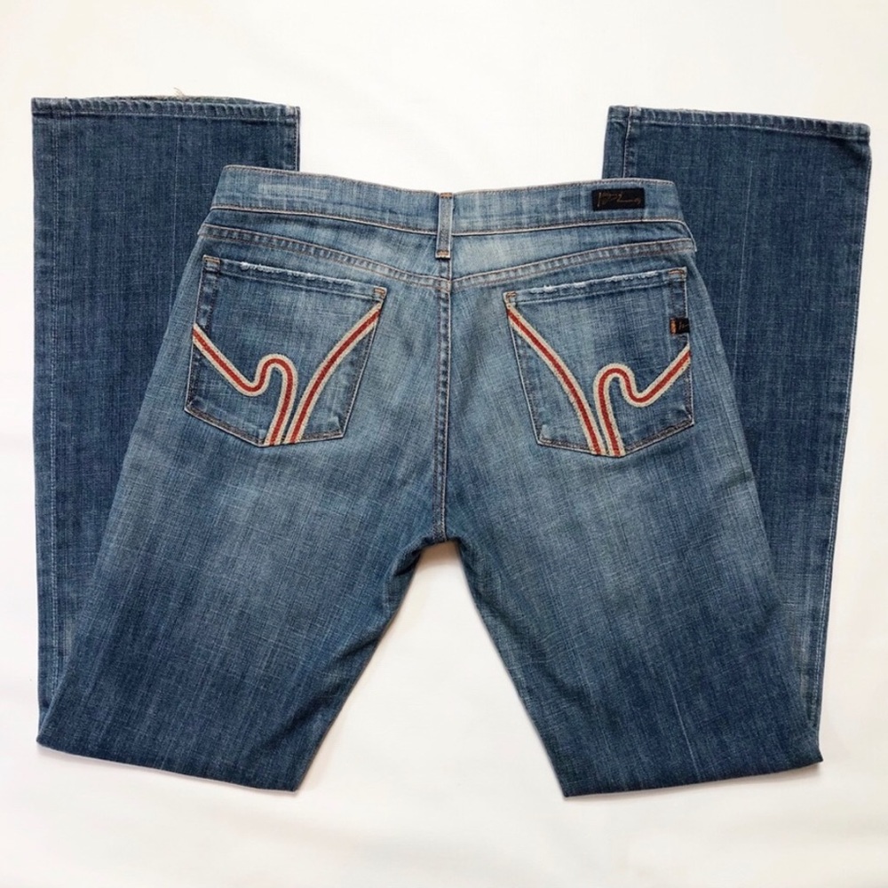 COH Wimbledon Kelly Bootcut Denim Jeans Red Stitch